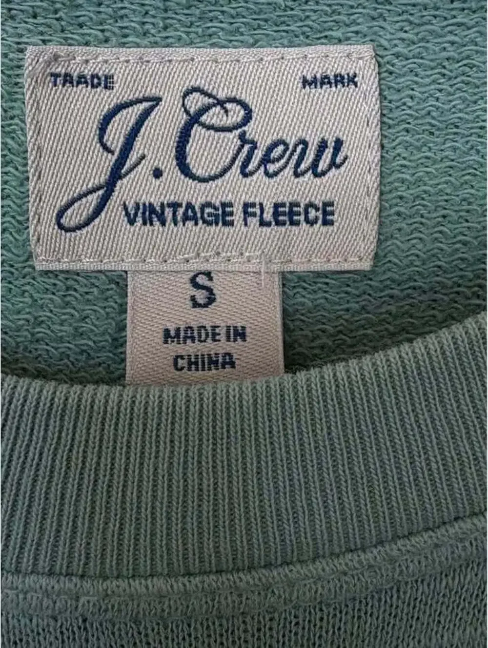 J.Crew Vintage Fleece Sweatshirt - Size Small